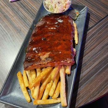 soaring eagle - Ribs with Bourbon BBQ sauce were excellent - Cocktail Bars Near Me - Mount Pleasant, Michigan
