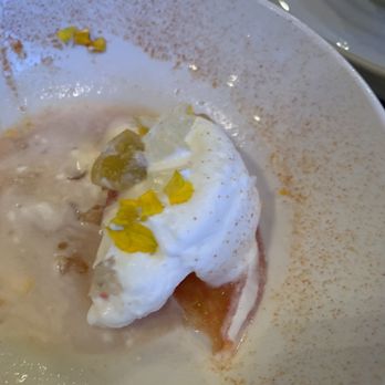 Husk - Tomato cantelope w cream. Sorry we dug in before getting the picture. - Southern Near Me - Nashville, Tennessee