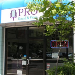 Pro Sound & Video - Store entrance at our downtown Eugene location.