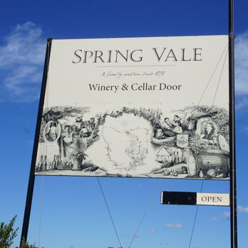 Spring Vale Vineyards - Entrance sign - Wineries Near Me - Cranbrook, TAS