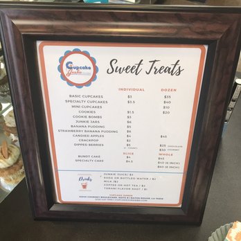 Cupcake Junkie - Menu - Cupcakes Near Me - Baton Rouge, Louisiana