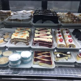 One of the bakery cases