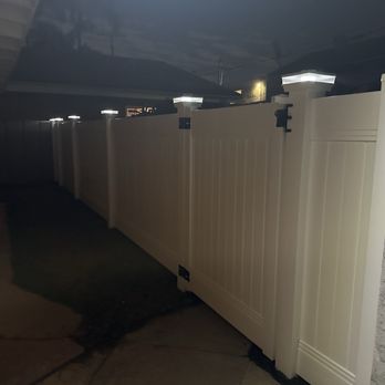 Cali Fence - 5ft tall with solar caps. I'm in love with it . - Fences & Gates Near Me - Oak Hills, California