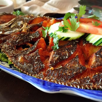 Thai Square Restaurant - Fried Fish with Chili sauce - Thai Near Me - Arlington, Virginia
