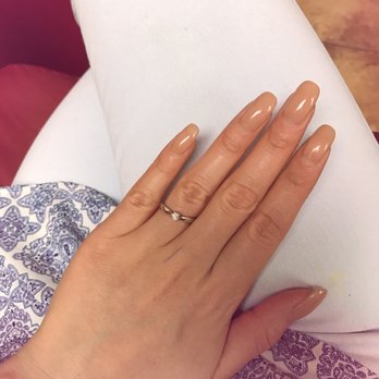 Lovely Nails - Nude nails done by Sam one week in! - Nail Salons Near Me - Carrollton, Texas