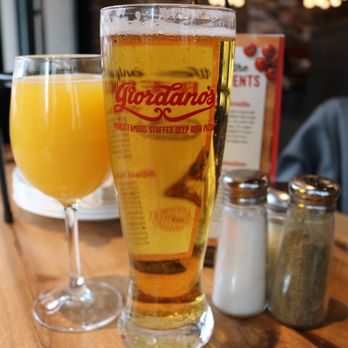 Giordano's - Mimosa and beer - Pizza Near Me - Chicago, Illinois