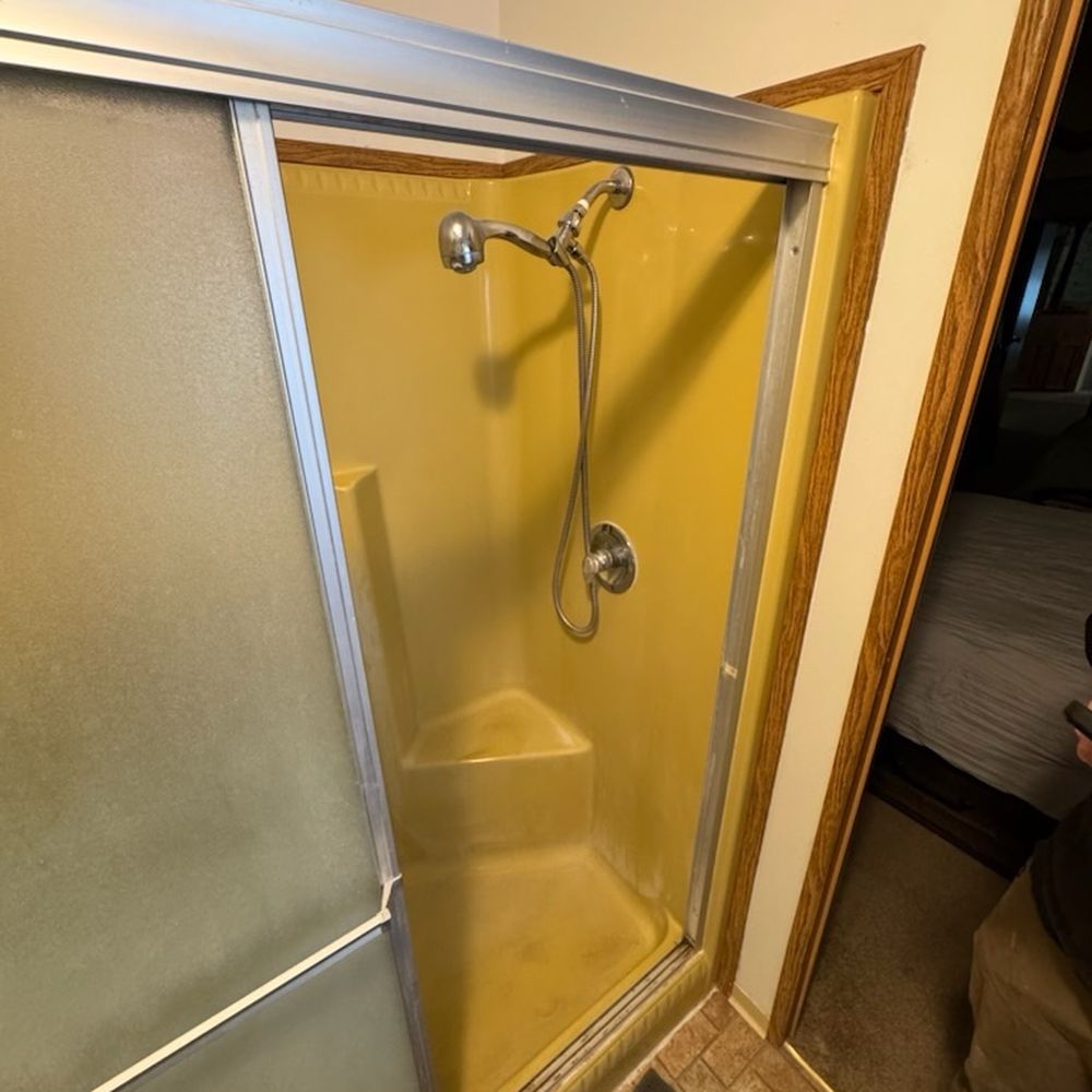 Covello Plumbing - Old shower - Plumbing Near Me