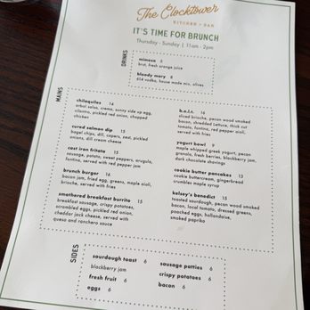 The Clocktower Kitchen + Bar - Brunch - New American Near Me - Plain City, Ohio The Clocktower Kitchen + Bar - Brunch - New American Near Me - Plain City, Ohio