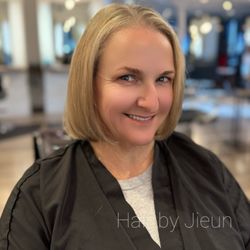 Hair By Jieun - Gold Blonde baby highlight