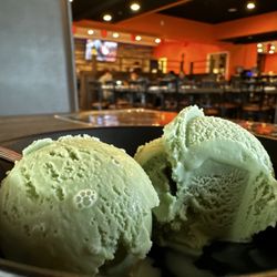Yamato Sushi - Green Tea Ice Cream. Great finish.