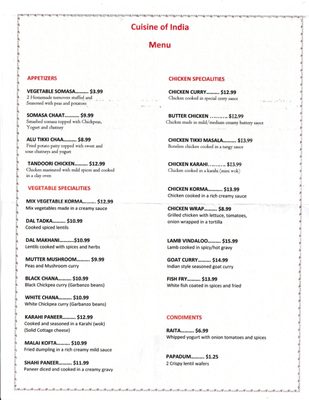 Menu photo 5 Cuisine of India Kingman, AZ Menu photo 5 Cuisine of India Kingman, AZ
