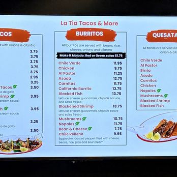 La Tia Tacos and More - Tacos Near Me - Foothill Ranch, California