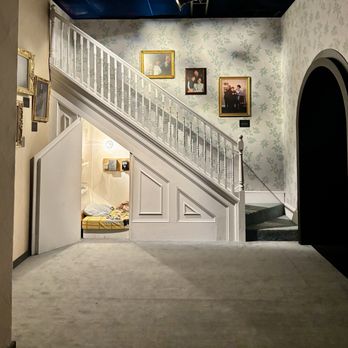 Harry Potter The Exhibition - Harry's room under the stairs at his aunt's house - Museums Near Me - Dallas, Texas