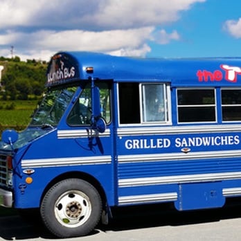 The Lunch Bus - a blue bus on the road - Food Trucks Near Me - Platteville, Wisconsin The Lunch Bus - a blue bus on the road - Food Trucks Near Me - Platteville, Wisconsin
