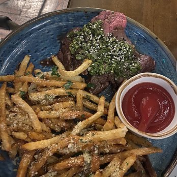 The Crunkleton - Steak with chimichurri - Cocktail Bars Near Me - Charlotte, North Carolina The Crunkleton - Steak with chimichurri - Cocktail Bars Near Me - Charlotte, North Carolina