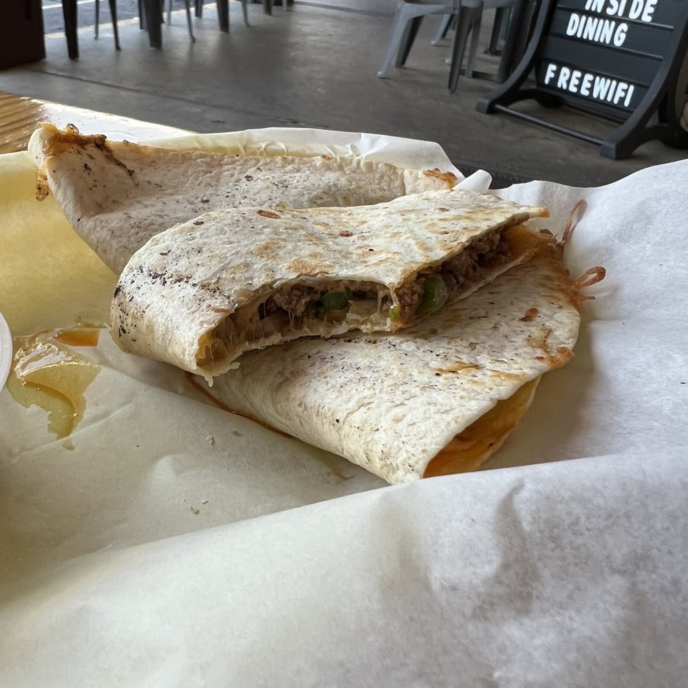 Pescado's Burritos - Ground beef quesadilla - Mexican Near Me - Brevard, North Carolina Pescado's Burritos - Ground beef quesadilla - Mexican Near Me - Brevard, North Carolina