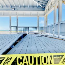 Sunset Beach Pavilion and Park - The Pavilion is still damaged :(