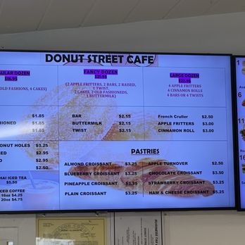 Donut Street Cafe - Menu - Donuts Near Me - Plymouth, California