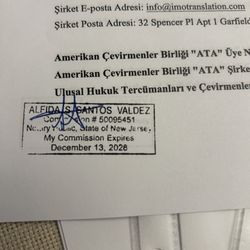 Translation & Apostille Services