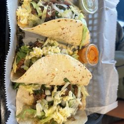 Chubbies Diner - Asada tacos.. apparently the cheese was an extra $1.50 (which was not disclosed)