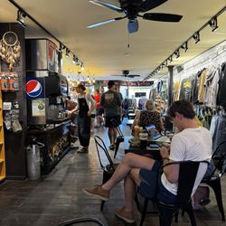 From the back of the cafe