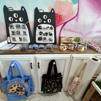 Honey Art Cafe - Mugs, stickers, and totes - Cafes Near Me - Houston, Texas