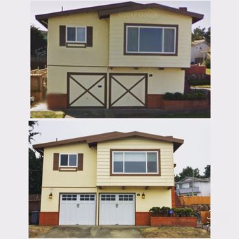 Door Pros - The before & after. - Garage Door Services Near Me - San Rafael, California