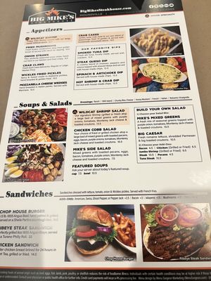 Menu photo 4 Big Mike’s Steakhouse Moundville, AL Menu photo 4 Big Mike’s Steakhouse Moundville, AL