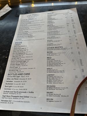 Menu photo 1 The Point Washington, DC, DC