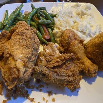 Pub W - Fried chicken, green beans and mashed potatoes. - American Near Me - Oklahoma City, Oklahoma Pub W - Fried chicken, green beans and mashed potatoes. - American Near Me - Oklahoma City, Oklahoma