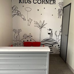 They even have a small place for kids to hangout. They even have a small place for kids to hangout.
