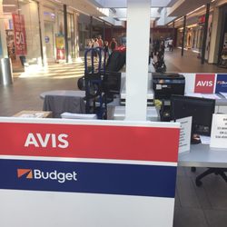 Avis Rent A Car - Rental office is actually IN the Broadway Mall. It's a kiosk.