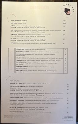 Menu photo 5 Gattara Denver, CO