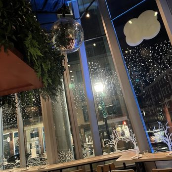 Evo - mirror ball for their tenth anniversary - Tapas/Small Plates Near Me - Portland, Maine