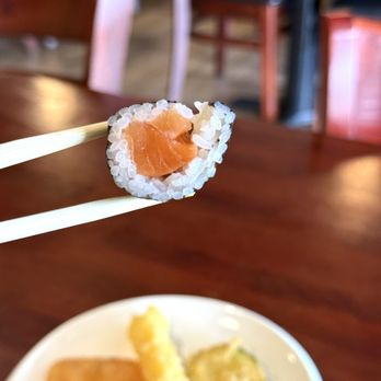 Sushi Sho - Salmon roll! Yum! - Bubble Tea Near Me - Winston-Salem, North Carolina Sushi Sho - Salmon roll! Yum! - Bubble Tea Near Me - Winston-Salem, North Carolina
