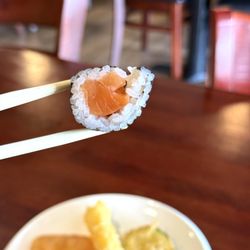 Salmon roll! Yum!
