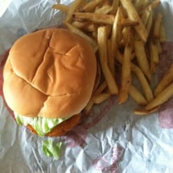 Wendy's - Spicy chicken sandwich combo to go.