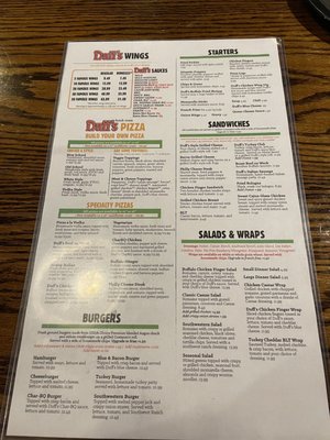 Menu photo 8 Duffs Famous Wings Williamsville, NY Menu photo 8 Duffs Famous Wings Williamsville, NY