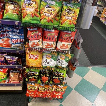 Village Liquor - a display of chips in a grocery store - Beer, Wine & Spirits Near Me - Fresno, California Village Liquor - a display of chips in a grocery store - Beer, Wine & Spirits Near Me - Fresno, California