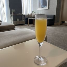 Mimosas while I wait.
