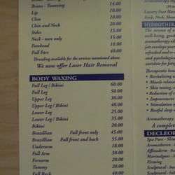 Merle Norman & 7th Heaven Day Spa - Menu