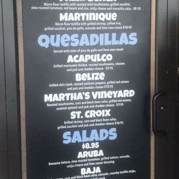 Surfside Taco Stand - Menu. - Tex-Mex Near Me - Washington, DC, District of Columbia