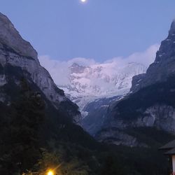 Hotel Gletschergarten - View from my room at night