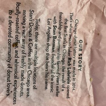 Stan's Donuts & Coffee - Their story - Donuts Near Me - Rosemont, Illinois Stan's Donuts & Coffee - Their story - Donuts Near Me - Rosemont, Illinois