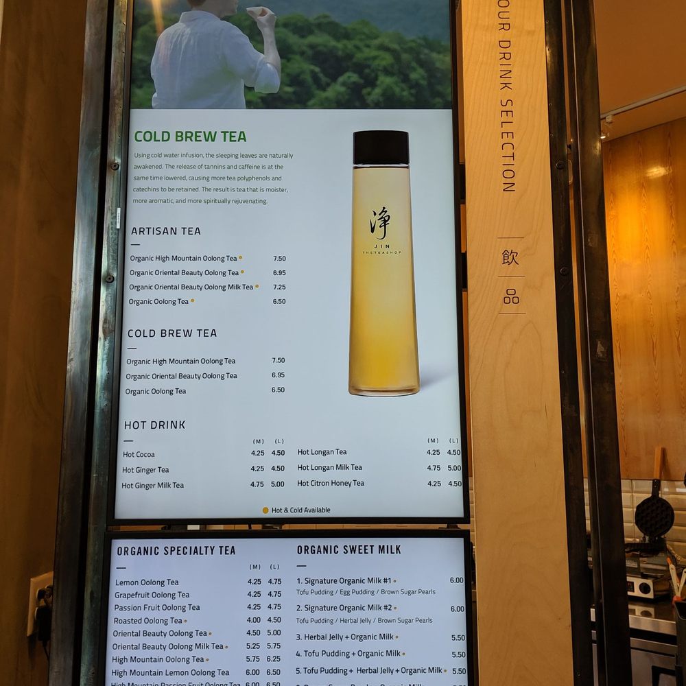 Jin Tea Shop - Menu - Tea Rooms Near Me - Pasadena, California Jin Tea Shop - Menu - Tea Rooms Near Me - Pasadena, California