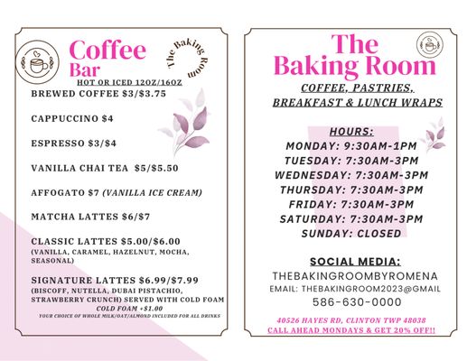 Menu photo 4 The Baking Room Clinton Township, MI Menu photo 4 The Baking Room Clinton Township, MI