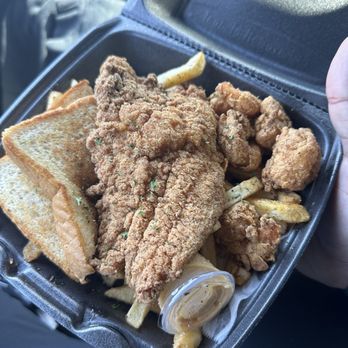 It's Nola Baaaby - Fish and shrimp plate!!! - Cajun/Creole Near Me - Jersey Village, Texas It's Nola Baaaby - Fish and shrimp plate!!! - Cajun/Creole Near Me - Jersey Village, Texas