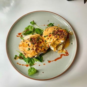 B Bistro + Bakery - Crab Eggs Benedict - Bakeries Near Me - Miami, Florida B Bistro + Bakery - Crab Eggs Benedict - Bakeries Near Me - Miami, Florida