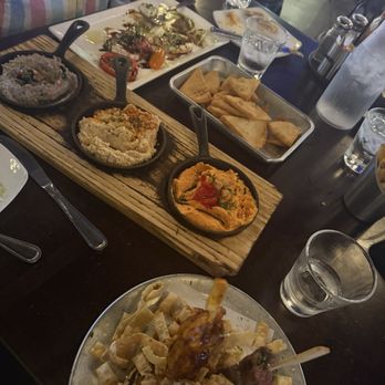 Flights - Skewers, hummus, and Caprese - New American Near Me - Las Vegas, Nevada Flights - Skewers, hummus, and Caprese - New American Near Me - Las Vegas, Nevada