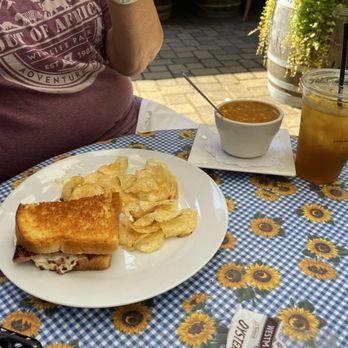 Bear Creek Artichokes - Soup of the day and sandwich with ham, bacon, cheese and artichoke dip - Coffee & Tea Near Me - Cloverdale, Oregon Bear Creek Artichokes - Soup of the day and sandwich with ham, bacon, cheese and artichoke dip - Coffee & Tea Near Me - Cloverdale, Oregon